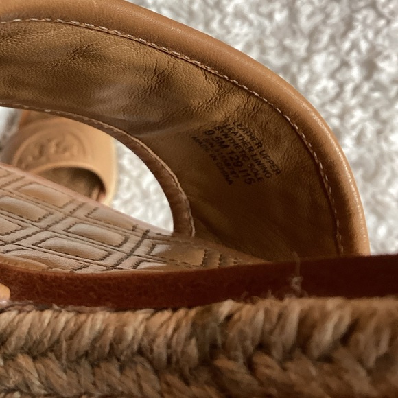 Tory Burch Fleming Low Heel Slide Espadrille Sandals, Size 9.5. - Picture 9 of 14